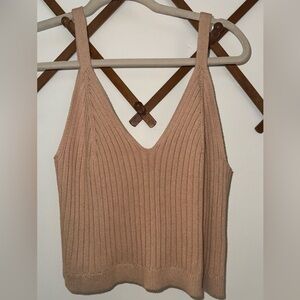 Aerie Cropped Knitted Tank